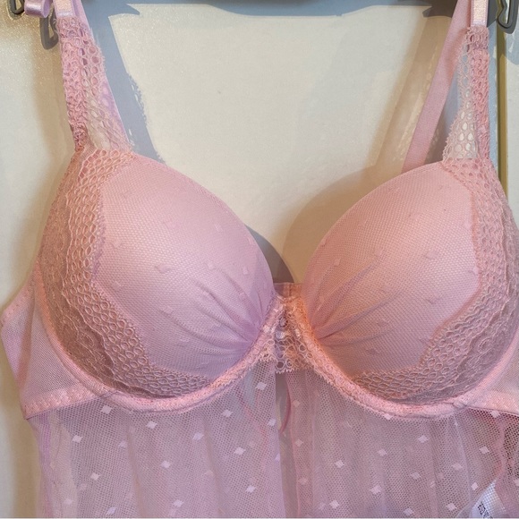 Flora Barbie Pink 2 Piece Baby Doll Set Size Small - Picture 7 of 16